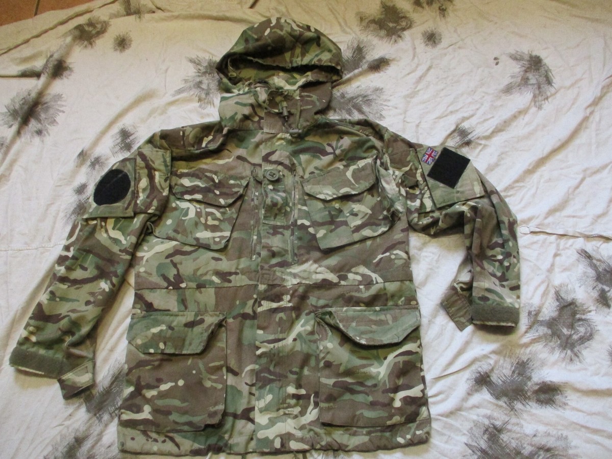 British army ISSUE MTP camo windproof COMBAT SMOCK 160/88= small