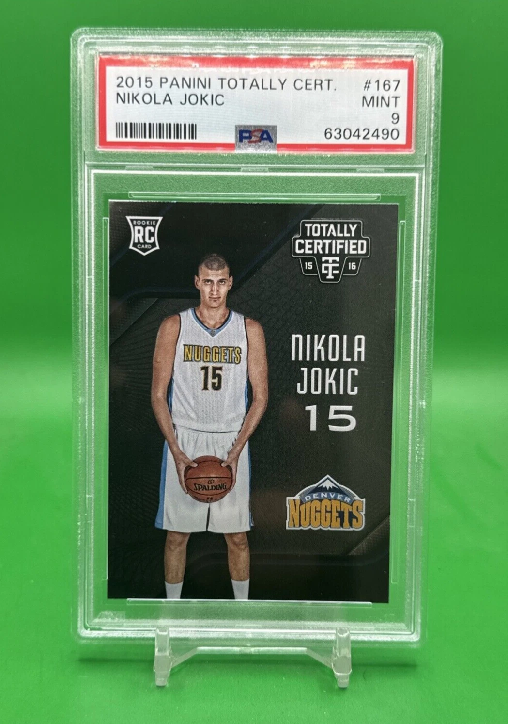 Nikola Jokic trading card