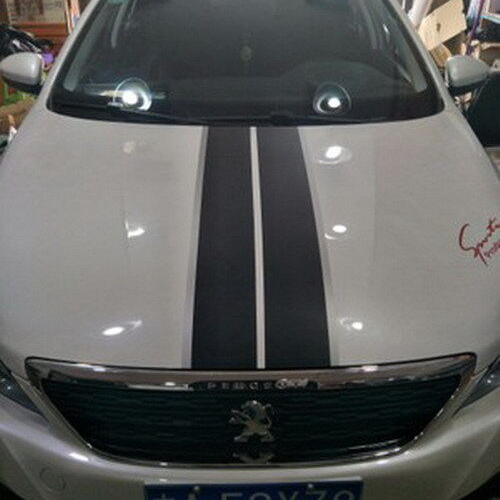 Car Stickers Racing Stripes Rally for 4008 507 206 Vinyl Hood Rear Decals ZC1389 - Bild 1 von 5