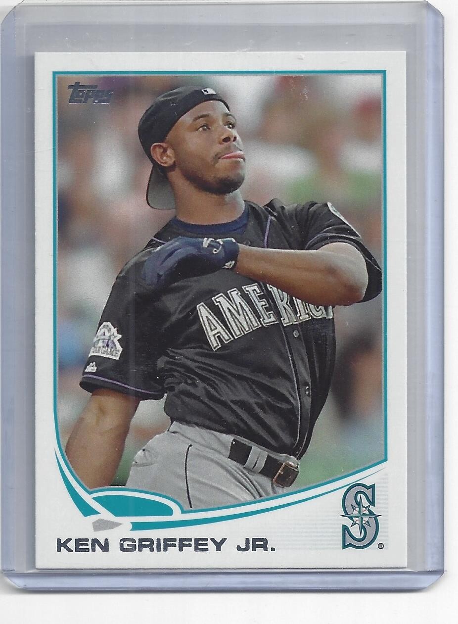 Ken Griffey Jr 2013 Topps Update SP Legend Variation Swing US119 HOF Mariners Card-image