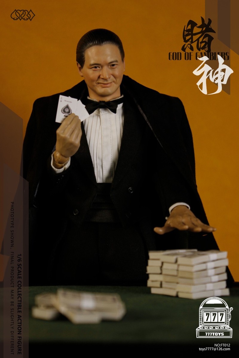 1/6 777TOYS FT012 God of Gamblers Male Chow Yun-Fat 12''Action
