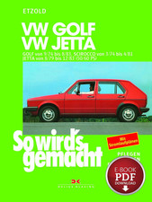 eBook VW Golf 1 / Scirocco 1 / Jetta 1 Benziner (74-83) Reparaturanleitung