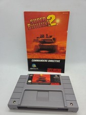 Super Battletank 2 Super Nintendo SNES 1991 Authentic Tested With Manual