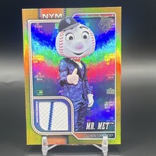 🔥🔥🔥Topps 2026 GOLD BOOKEND Mascot-Worn Memorabilia Mr. METS MAS-MRM 50/50 SSP