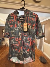 RSVLTS STAR WARS Button Down Large Men's Shirt--NEW W/ TAGS