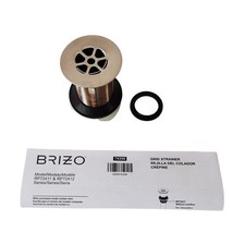 Brizo RP72411NK 1-5/8" Grid Drain Assembly - Less Overflow - Luxe Nickel READ
