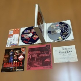 DC Dreamcast Resident Evil 2 Value Plus &bull; with obi &bull; postcard