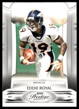 2009 Playoff Prestige Eddie Royal #33 Denver Broncos