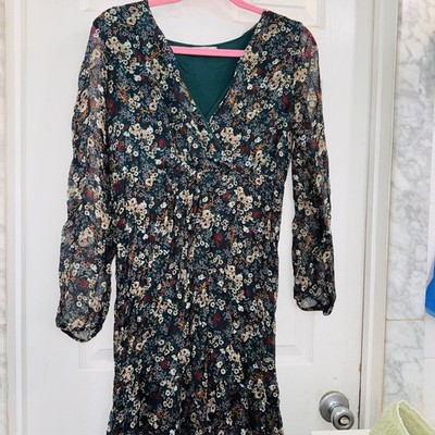 Women's Floral Brand  Elena Baldi Made In Italy Size L