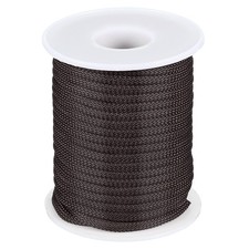 3.5mm x 46feet Nylon String for Bracelets Braided Nylon Cord, Coffee