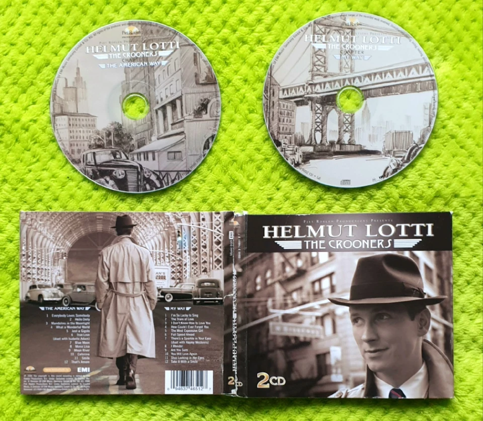 HELMUT LOTTI THE THE CROONERS 2 CDs von 2006 von mit 24 Titeln & Lyrik Book