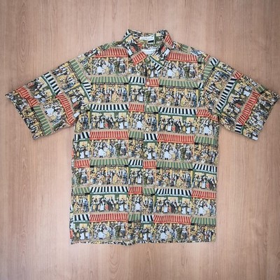 Reyn Spooner Hemd S Herren Guy Buffet Egyptian Cotton Hawaii Vintage Muster