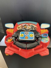 VTech Paw Patrol Pups to the Rescue Driver Steering Wheel Interactive Toy Works 