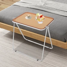 Clear Folding Table Camping BBQ Dining Table Indoor Outdoor Work Computer Desk