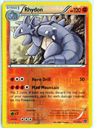 Rhydon 61/146 XY Base Set Reverse Holo