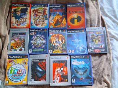 Sony PlayStation 2 Spielepaket Restposten Spiele X13. Buzz,wallace&gromit,champion