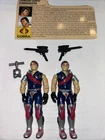 Vintage 1985 Hasbro G.I. Joe Crimson Twins "Tomax & Xamot" Figures Complete EP