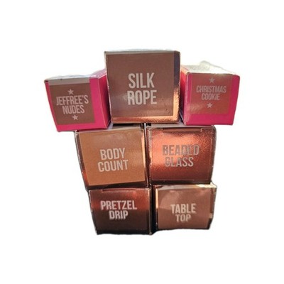 Jeffree Star Cosmetics Bundle 5 The Gloss Collection Nudes & 2 Liquid Lip NIB