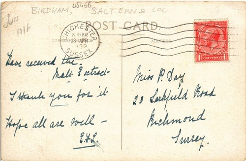 PC SUSSEX BIRDHAM LOCKS ENGLAND (u5466) - Bild 2 von 2