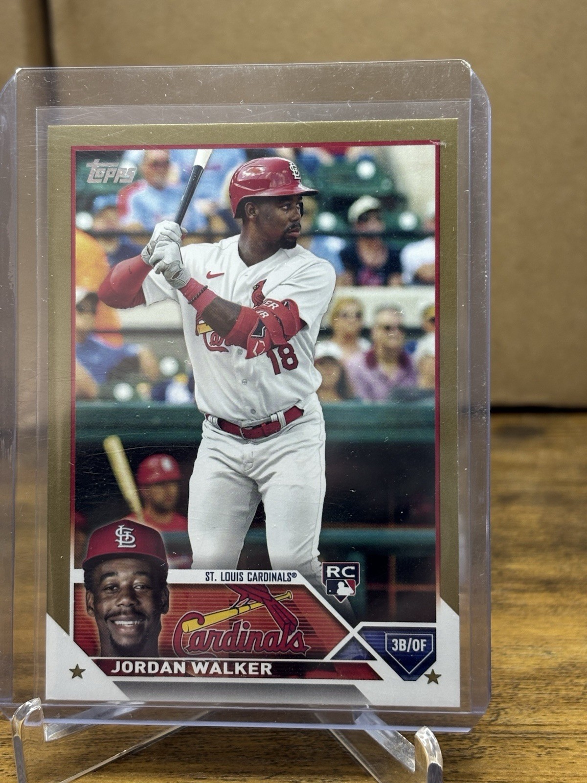 2023 Topps Jordan Walker Gold #344 /2023 (RC) Rookie Cardinals