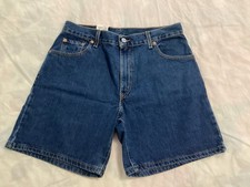 Levi's Classic Relaxed Denim Shorts Sz 12 MISSES Mom Jean Blue NWT