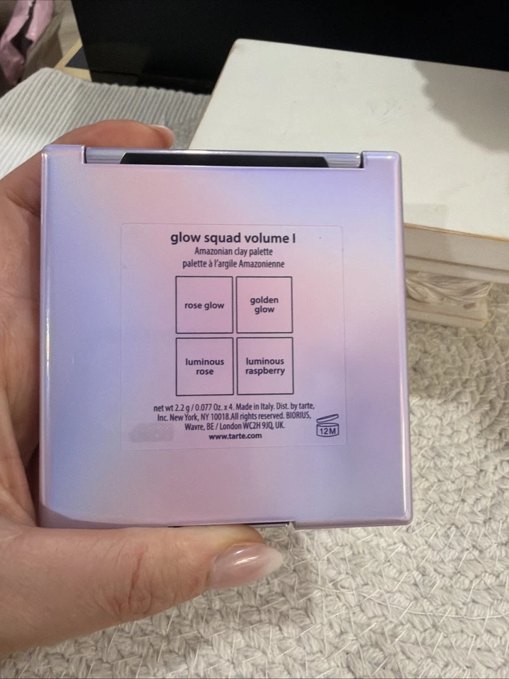 tarte Glow Squad Volume I One Amazonian Clay Palette New In Box Authentic! - Image 3 of 4
