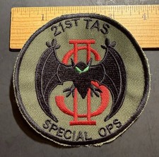 Original 21st TAS Tactical Airlift Squadron 'Special Ops' Patch B2