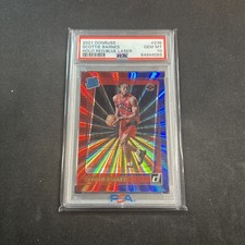 2021-22 Panini Donruss SCOTTIE BARNES #2/15 RC Holo RED BLUE Laser-PSA 10 Pop 2!