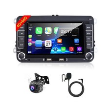 4G 64G Android 13 Car Radio for VW Jetta Passat Seat Golf Polo MK5, 7 inch To...