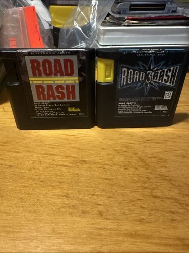 Road Rash 1 & 3 (Sega Genesis) Lot of 2 (1991,1995)