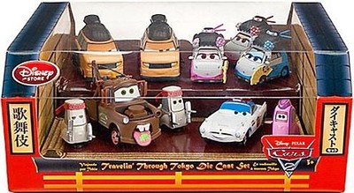 Pixar Cars Cars 2 1:43 Multi-Packs Travelin' Through Tokyo Diecast