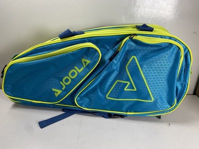 JOOLA Tour Elite Pro Pickleball 4 Paddle Duffle/Backpack Bag in Blue/Yellow