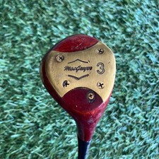 MacGregor Persimmon 3 Wood 240W Byron Nelson Leather Grip Vintage Golf