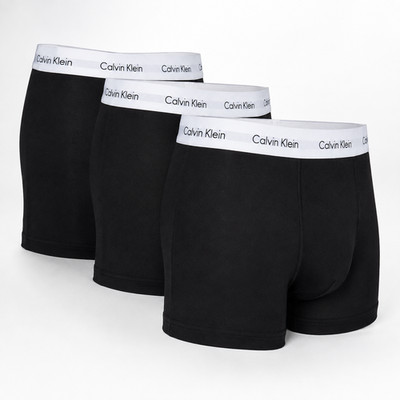 Calvin Klein Cotton Stretch Herren Boxershorts 3er Pack  Low Rise Trunks S-XXL