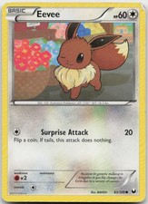 Eevee 83/108 Common Dark Explorers Pokemon LP on eBay