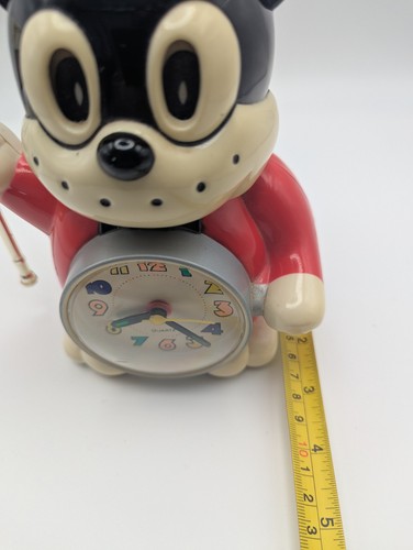 Reloj Gato Hablante Ritmo Norakuro Vintage Totalmente Funcionando - Imagen 17 de 18