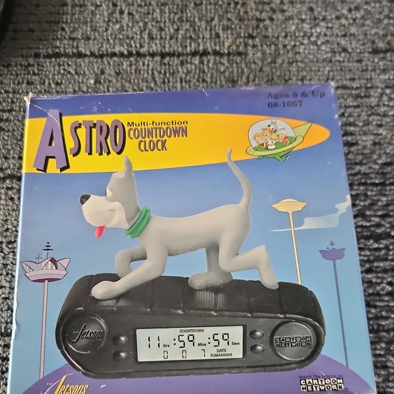 RadioShack Astro Multi-function Countdown Clock The Jetsons Digital 68-1057