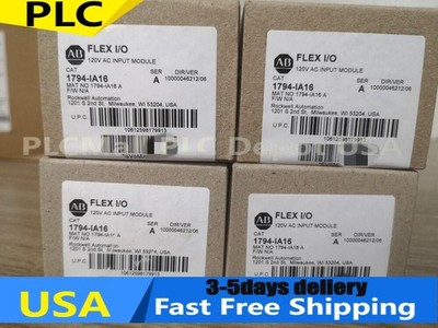 New Sealed Factory Allen Bradley AB 1794-IA16 Flex 16 Point Digital Input Module