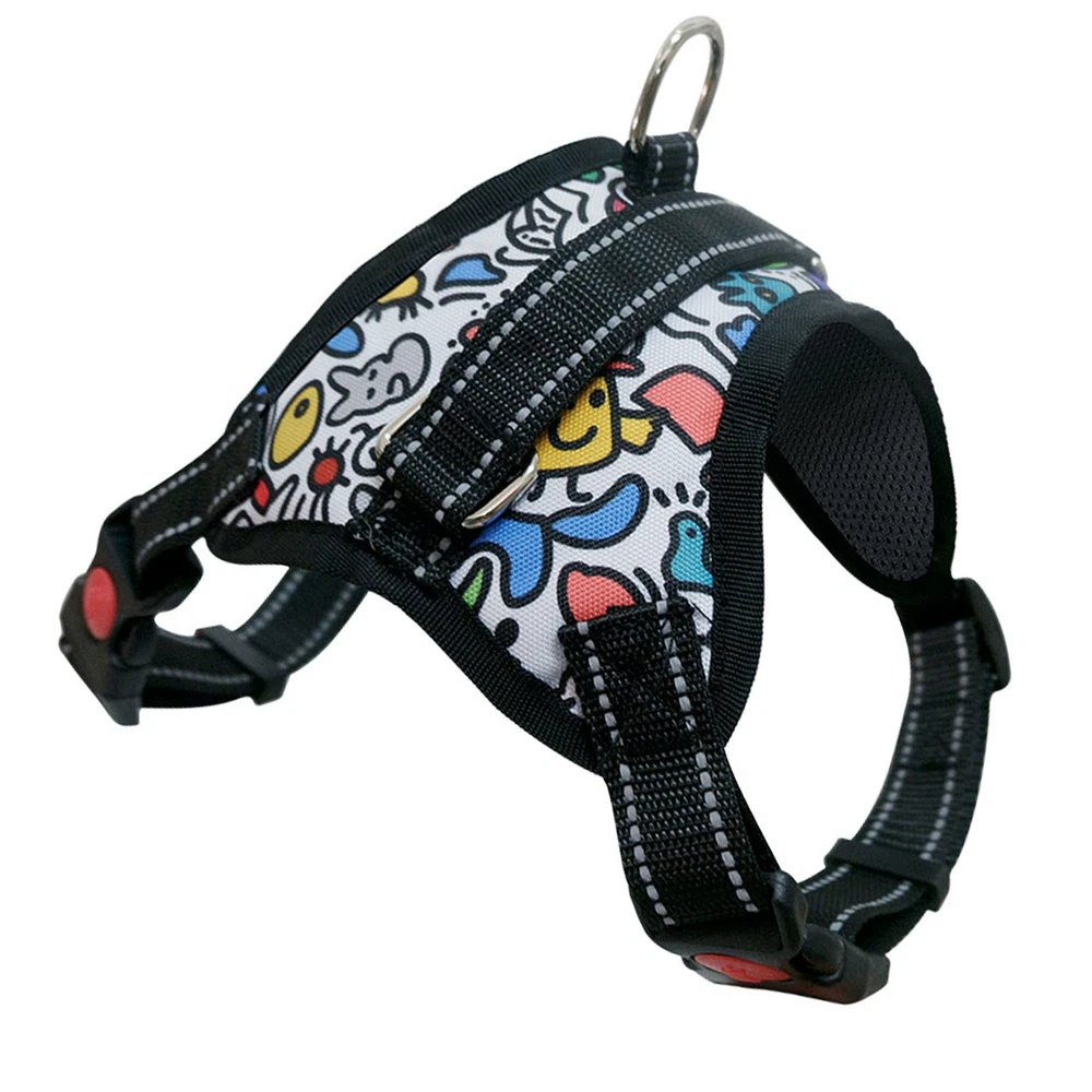 Dog Harness Adjustable Reflective Safe Breathable Pet Walking Vest Dog Harness Adjustable Reflective Safe Breathable Pet Walking Vest
