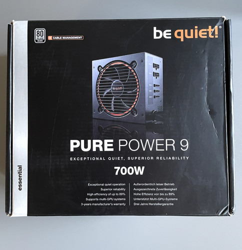 Be Quiet! System Pure Power 9 700W PC-Netzteil - 700W