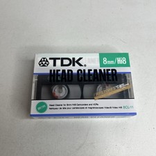 TDK 8mm Hi8 Head Cleaner 8CL-11 Camcorders VCRs Restores Heads Sealed Dry Type