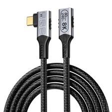 long right angle usb4 extension 6.6FT/2M for Thunderbolt 4 Extension Cable hi...