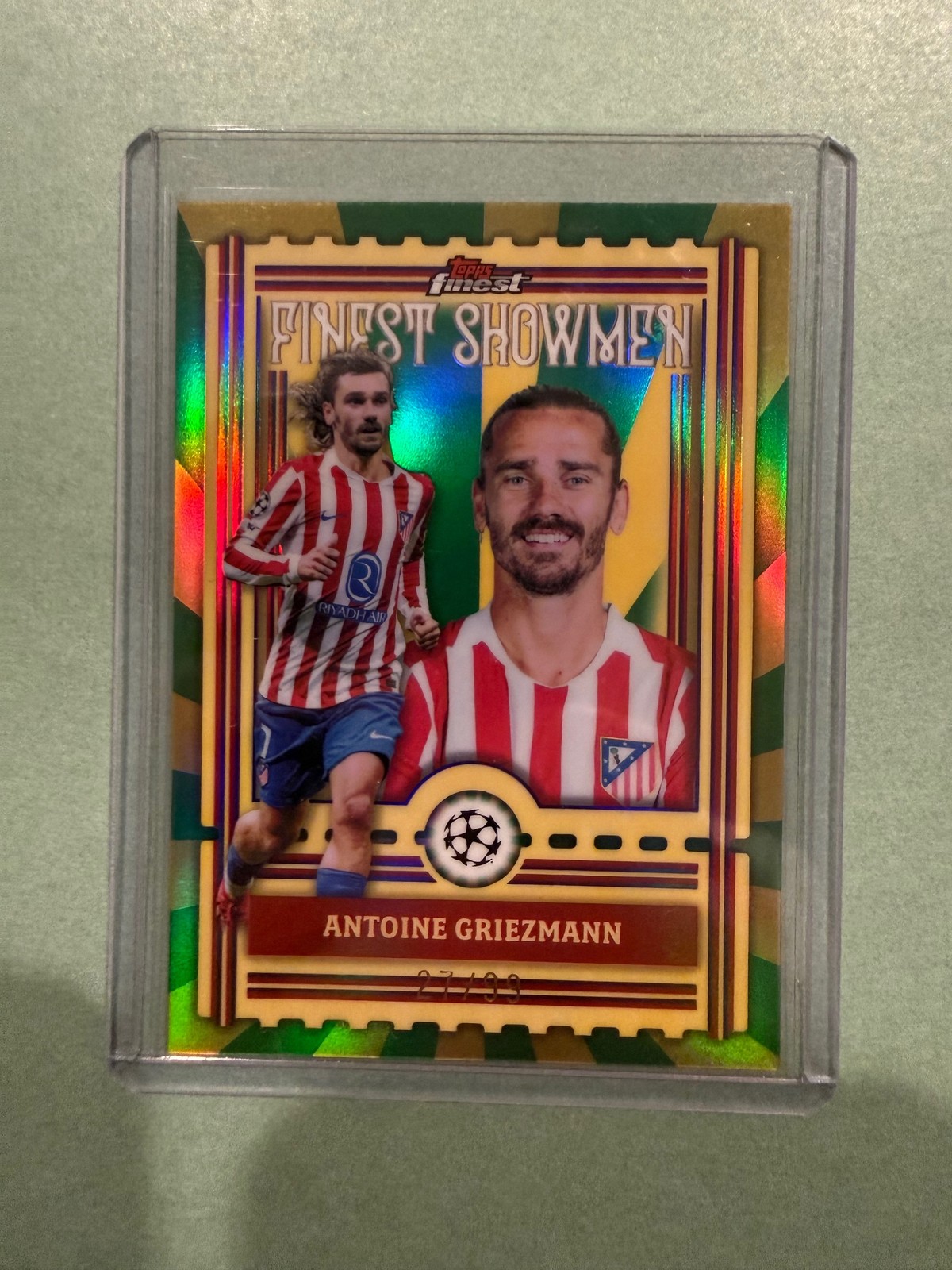 2025-26 Finest UEFA Club Competitions Antoine Griezmann Finest Showmen #/99