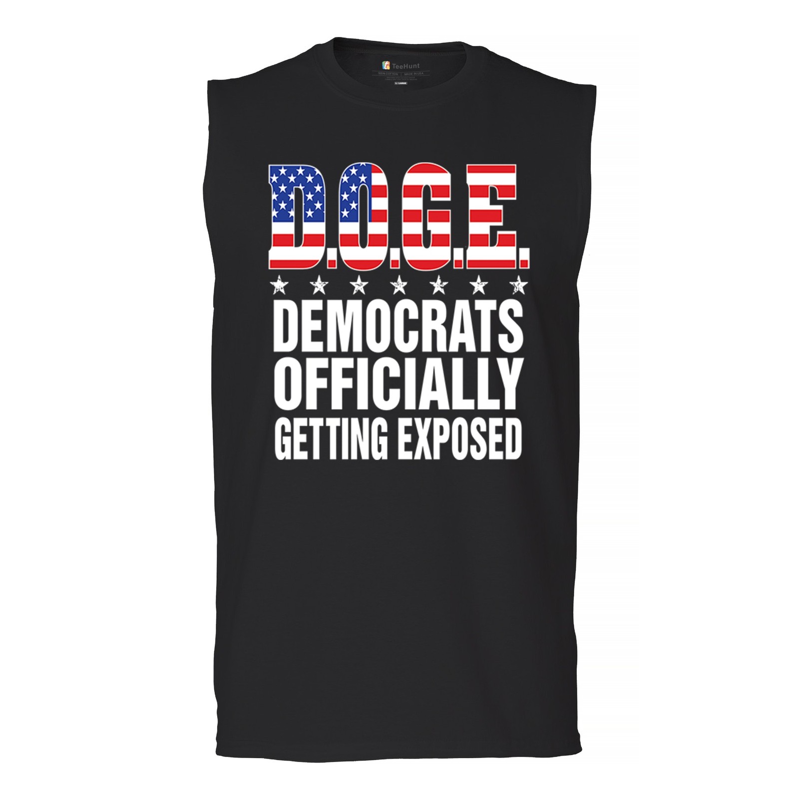 ALTRA Camicia DOGE Democratici Getting Exposed Muscle Politico Patriota Repubblicano Uomo