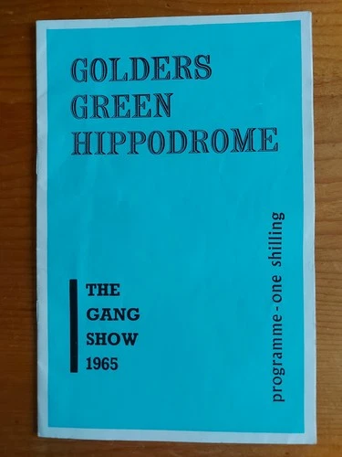 SCOUT GOLDERS GREEN GANG SHOW PROGRAMME FROM 1965