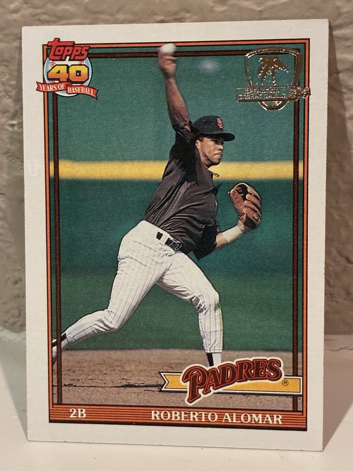 1991 Topps Operation Desert Shield #315 Roberto Alomar San Diego Padres NRMT C