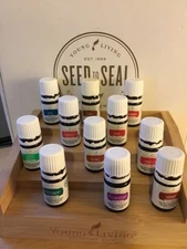 Young Living Vitality Essential Oils Lot opened not used 11 bottles aromatherapy