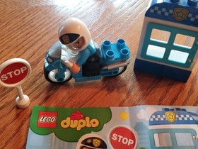LEGO Duplo 10592 & 10900 Police Bike and Fire Engine w/instructions Retired