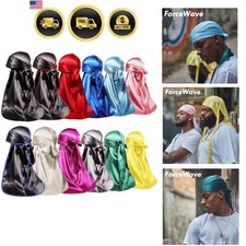 12 Pieces Silky Durag for Men Women Satin Durags for 360 Waves