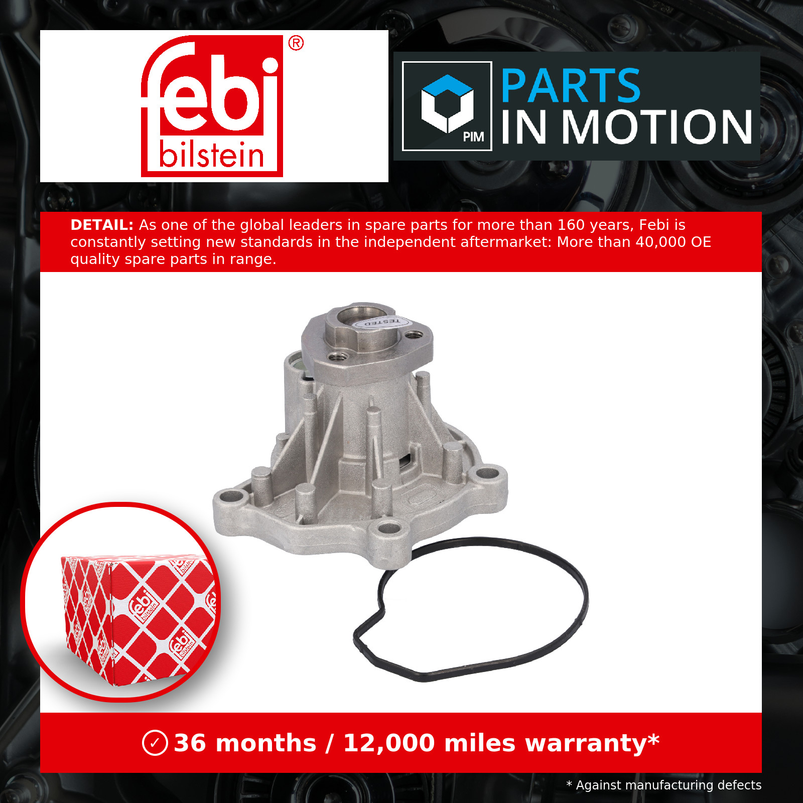 FEBI 26830 WATER PUMP ENGINE COOLING - Image 4